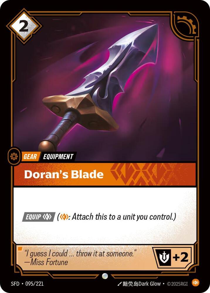 Doran's Blade - Spiritforged
