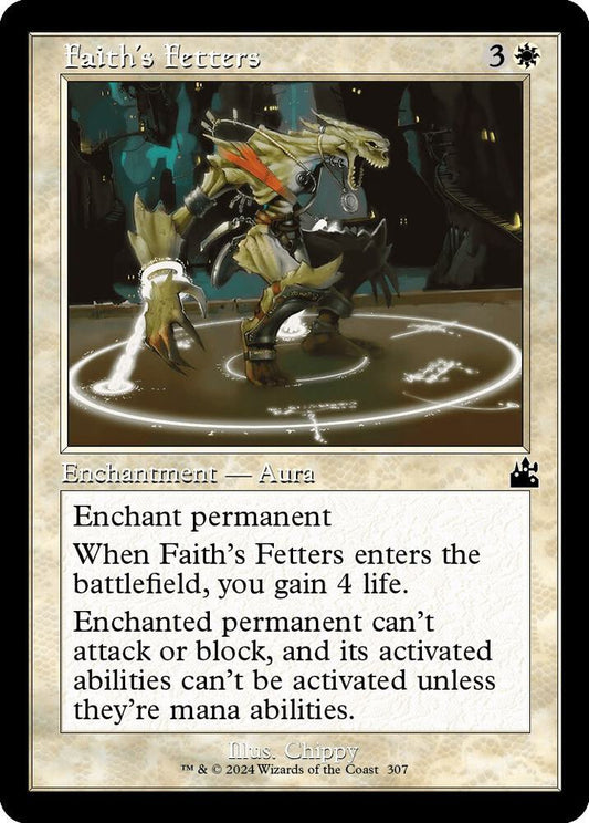 Faith's Fetters (Retro Frame) - Ravnica Remastered