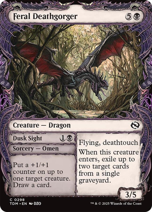 Feral Deathgorger (Showcase) - Tarkir: Dragonstorm