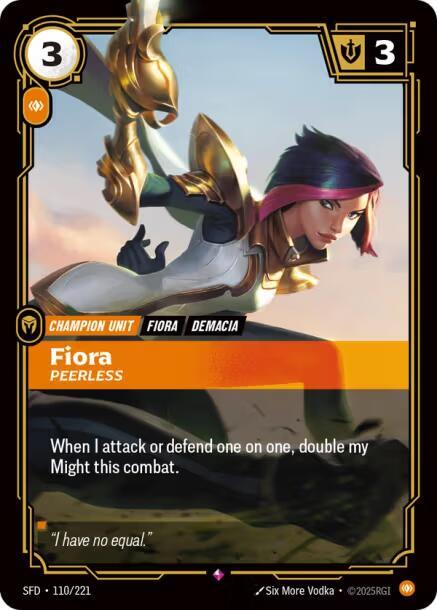 Fiora - Peerless - Spiritforged