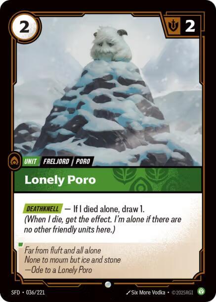 Lonely Poro - Spiritforged