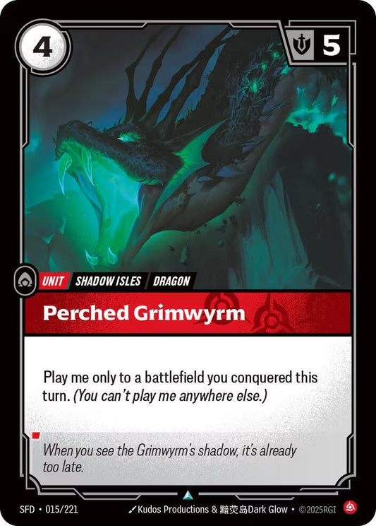 Perched Grimwyrm - Spiritforged