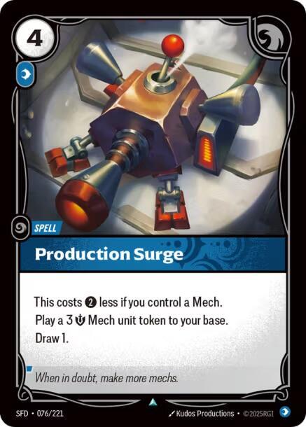 Production Surge - Spiritforged