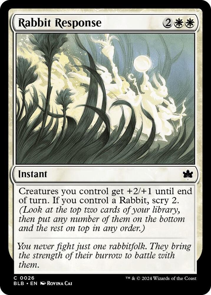 Rabbit Response - Bloomburrow