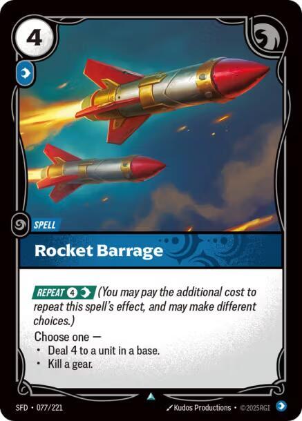 Rocket Barrage - Spiritforged