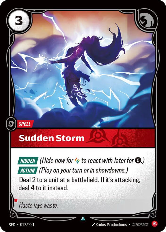 Sudden Storm - Spiritforged