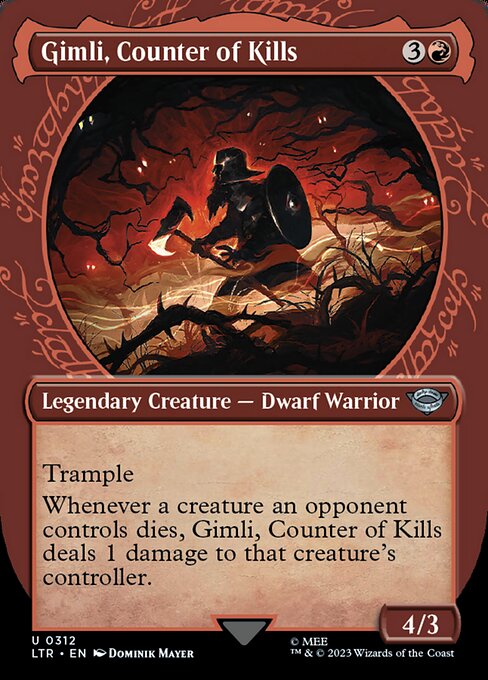 Gimli, Counter of Kills (LTR #312)