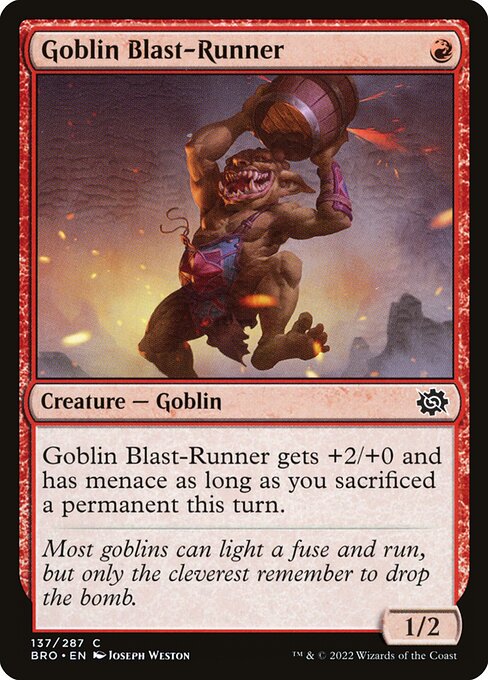 Goblin Blast-Runner (BRO #137)