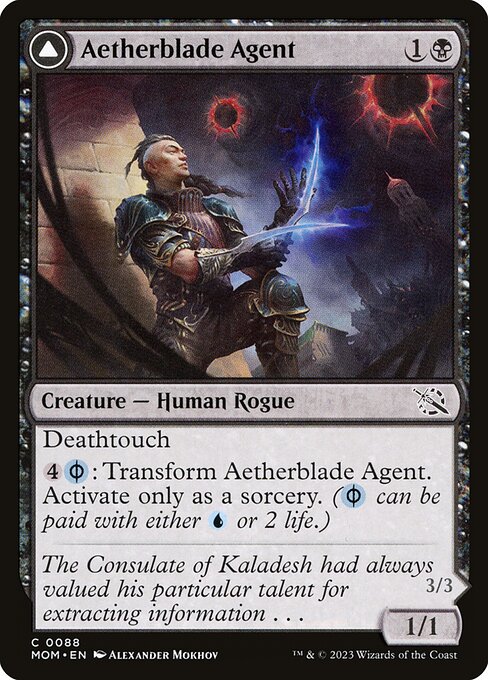 Aetherblade Agent // Gitaxian Mindstinger (MOM #88)