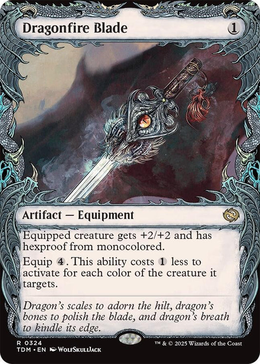 Dragonfire Blade (Showcase) - Tarkir: Dragonstorm