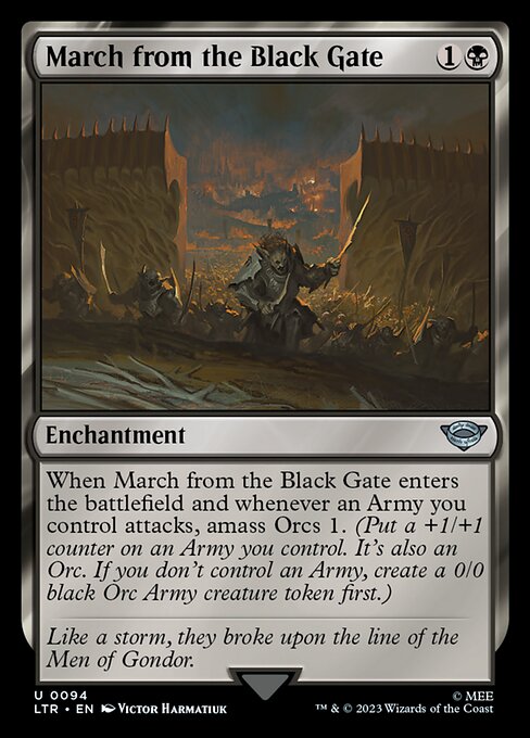 March from the Black Gate (LTR #94)