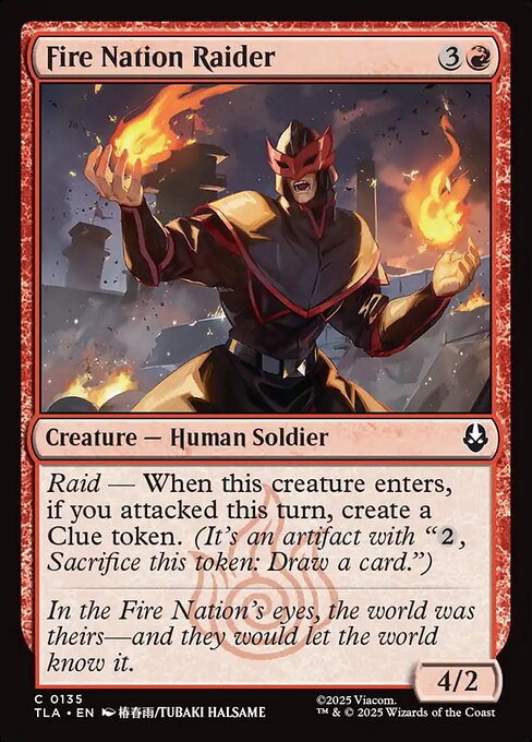 Fire Nation Raider (TLA #135)