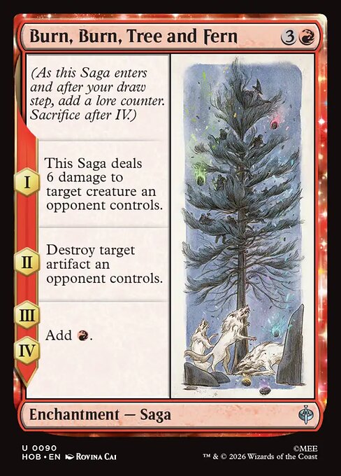 Burn, Burn, Tree and Fern (HOB #90)