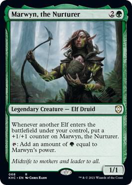 Marwyn, the Nurturer - Commander: Kaldheim