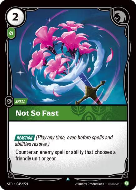 Not So Fast - Spiritforged